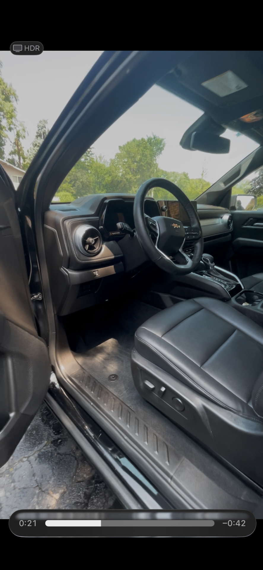 Detailed leather interior