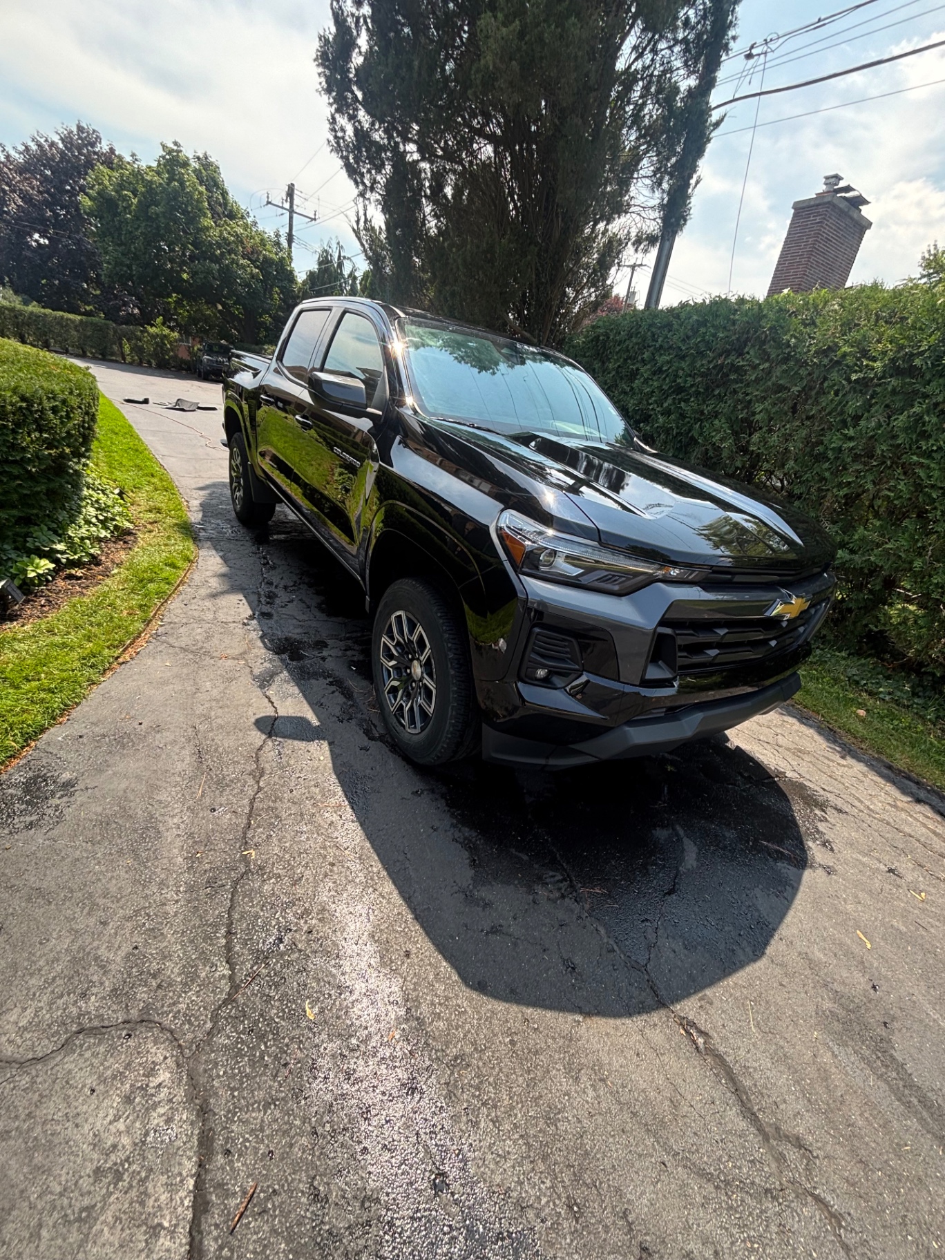 Detailed black Chevy Colorado